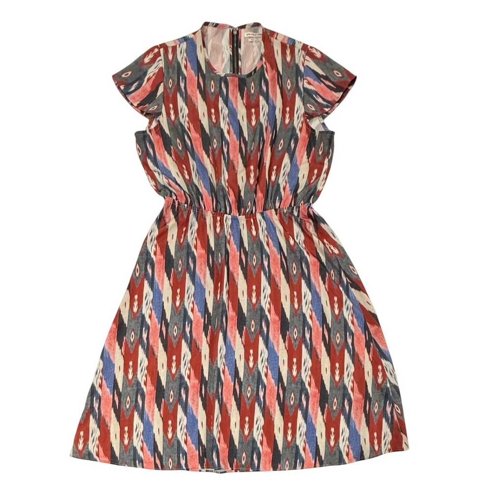 Isabel Marant Etoile Harold Dress Ikat Print Size 44 FR / 12 US NWOT  W493